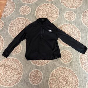 The North Face Black Fleece Pullover with Logo Tag